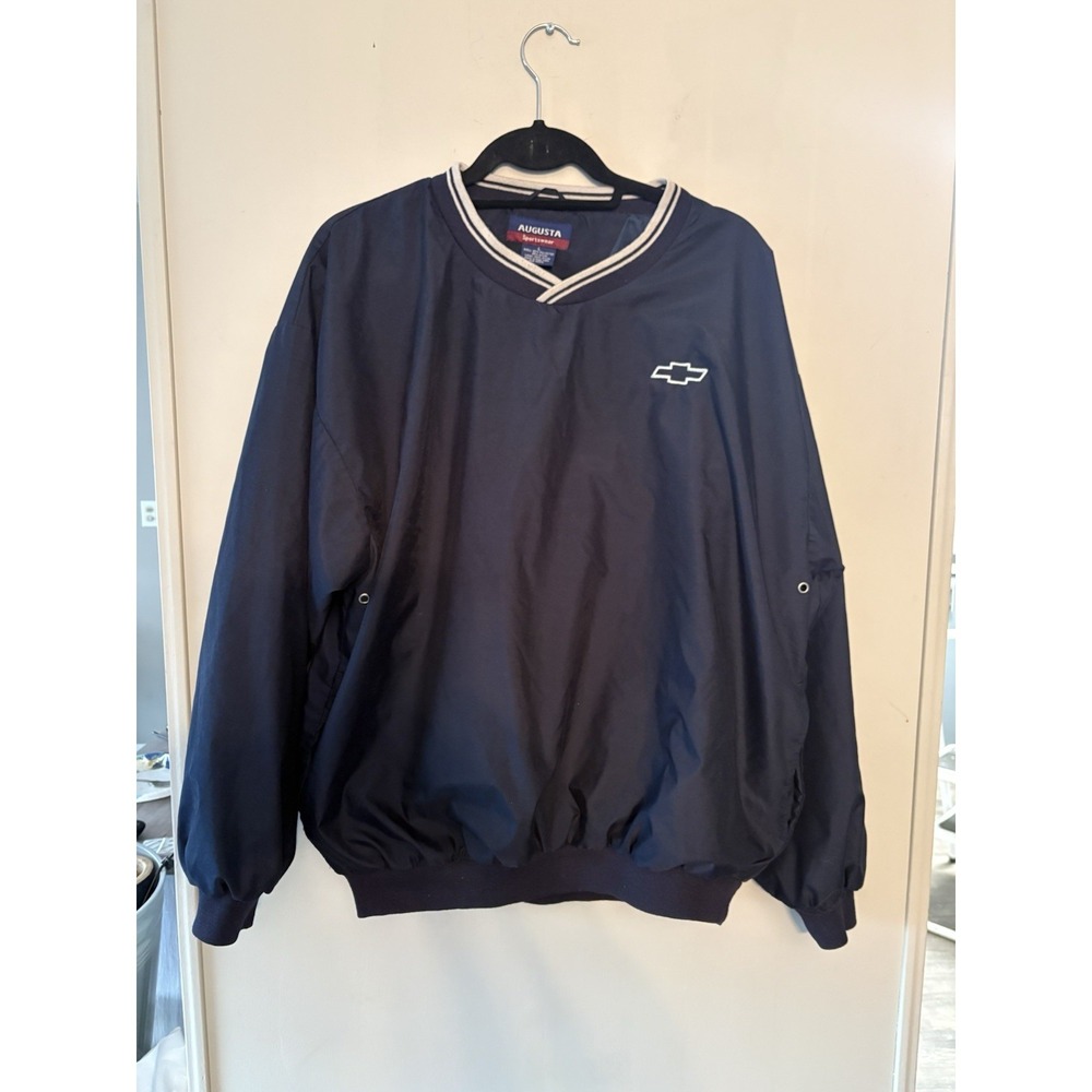 Vintage Augusta Chevrolet Windbreaker Sz Large
